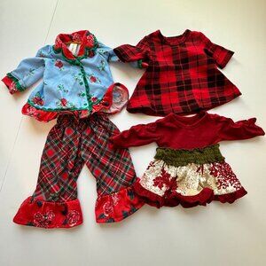 Matilda Jane and Sew Sassy doll clothes, set of 4, fits most 18” dolls